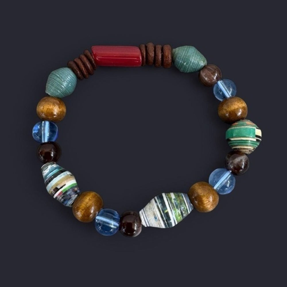 Mixed Bead Boho Bracelet